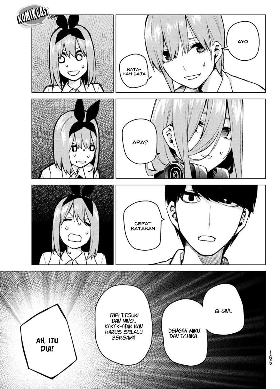 Go-toubun no Hanayome Chapter 78 Gambar 13