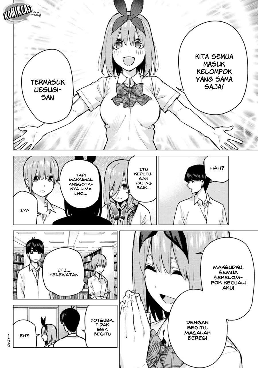 Go-toubun no Hanayome Chapter 78 Gambar 14