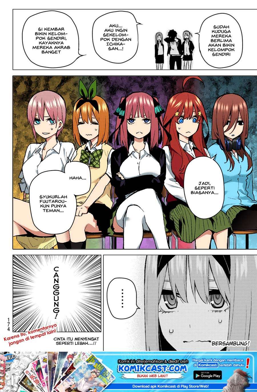 Go-toubun no Hanayome Chapter 78 Gambar 21