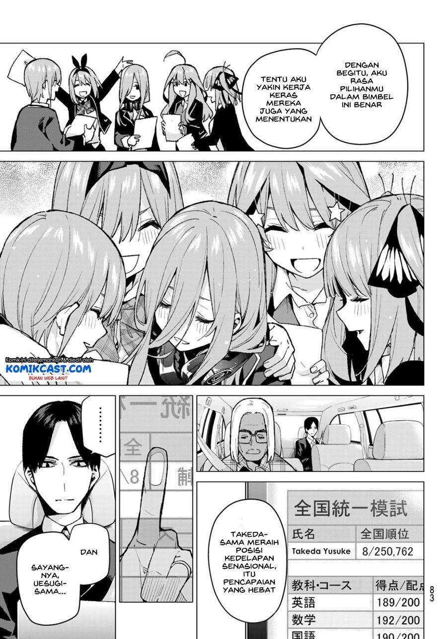 Go-toubun no Hanayome Chapter 76 Gambar 19