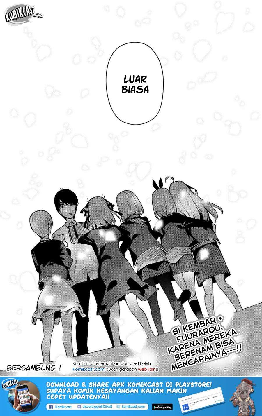 Go-toubun no Hanayome Chapter 76 Gambar 22