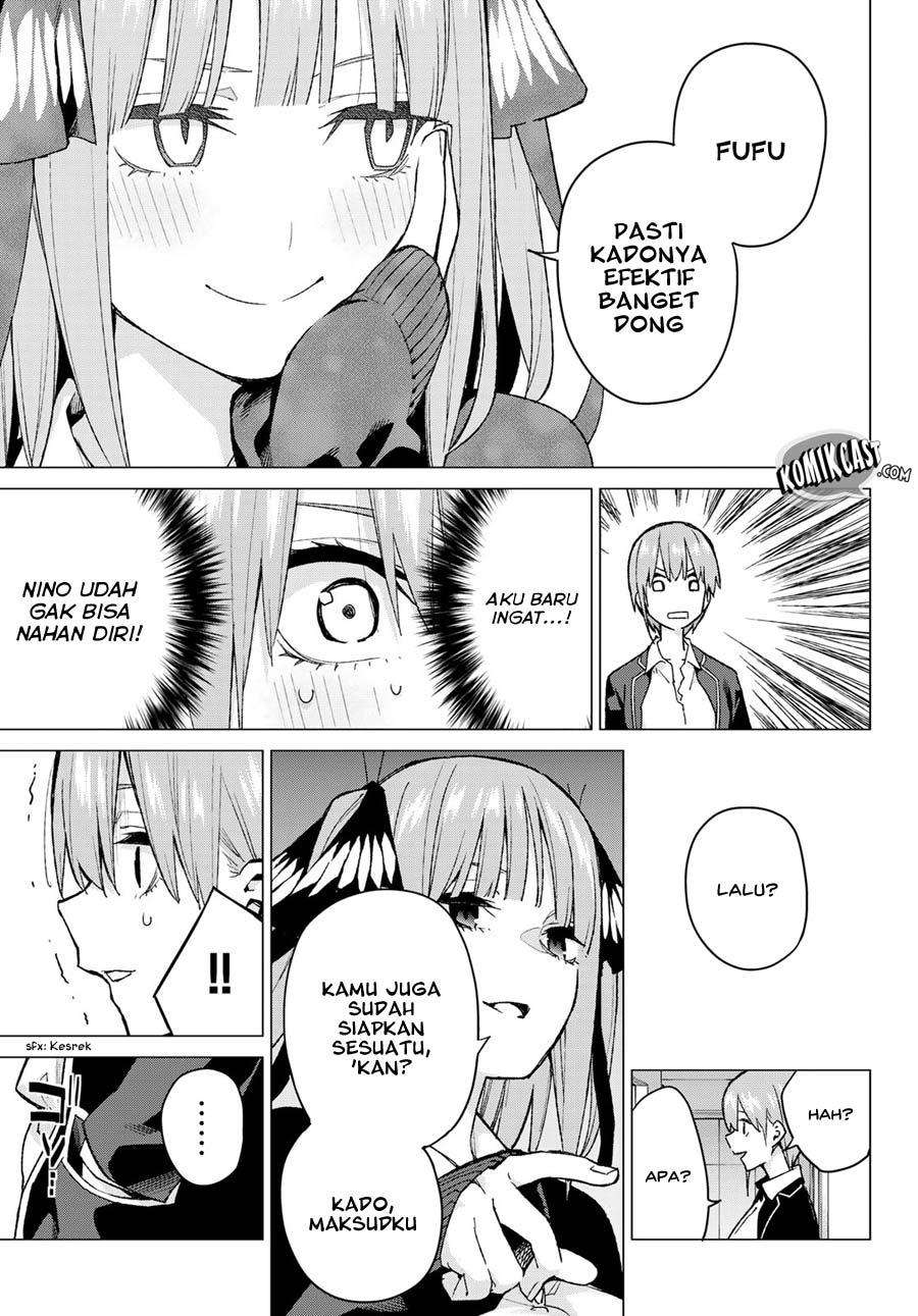 Go-toubun no Hanayome Chapter 75 Gambar 10