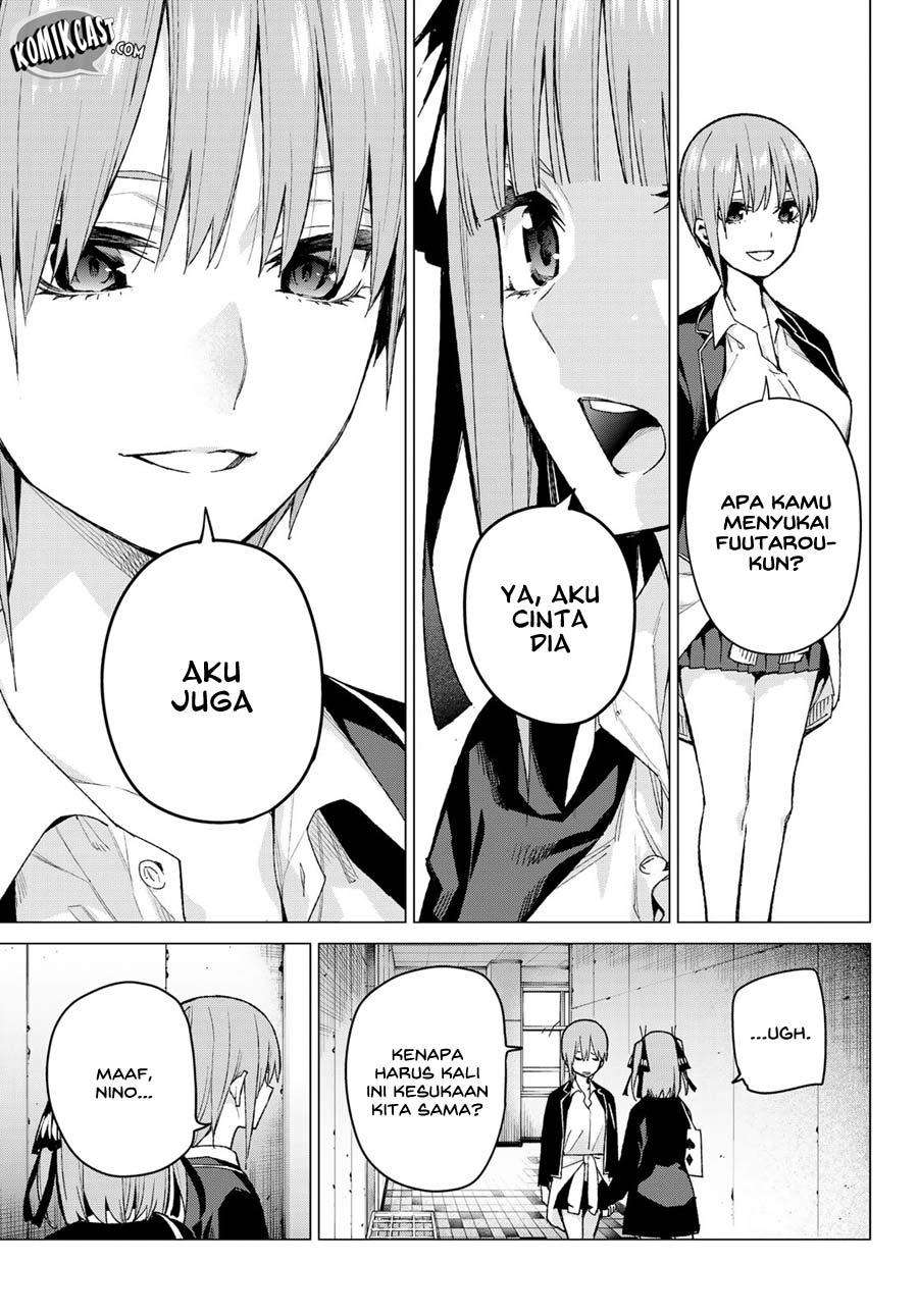 Go-toubun no Hanayome Chapter 75 Gambar 12