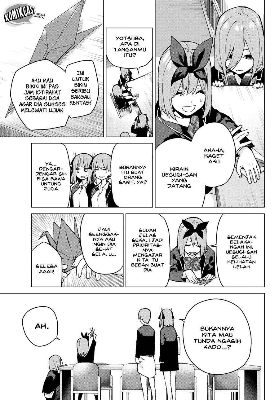Go-toubun no Hanayome Chapter 75 Gambar 14