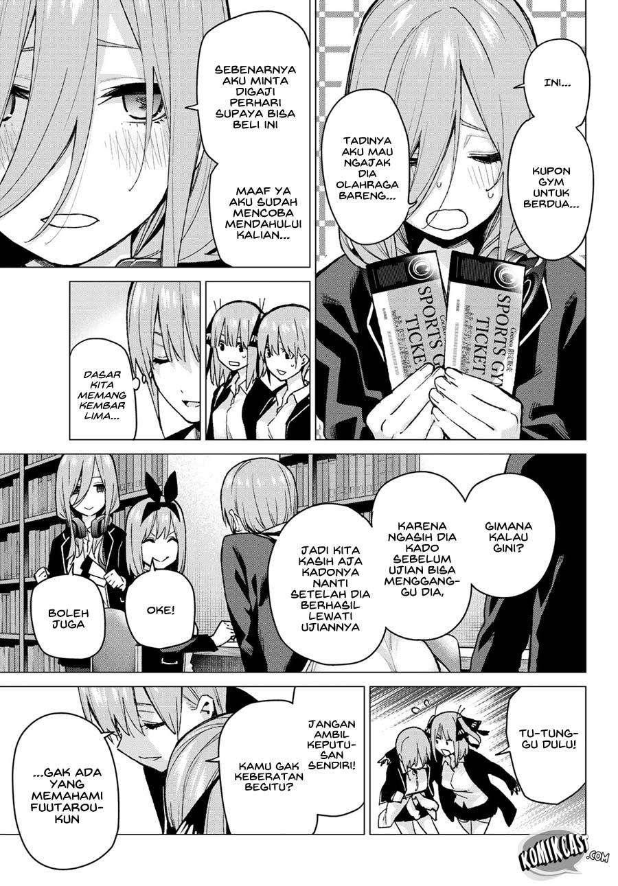 Go-toubun no Hanayome Chapter 75 Gambar 16