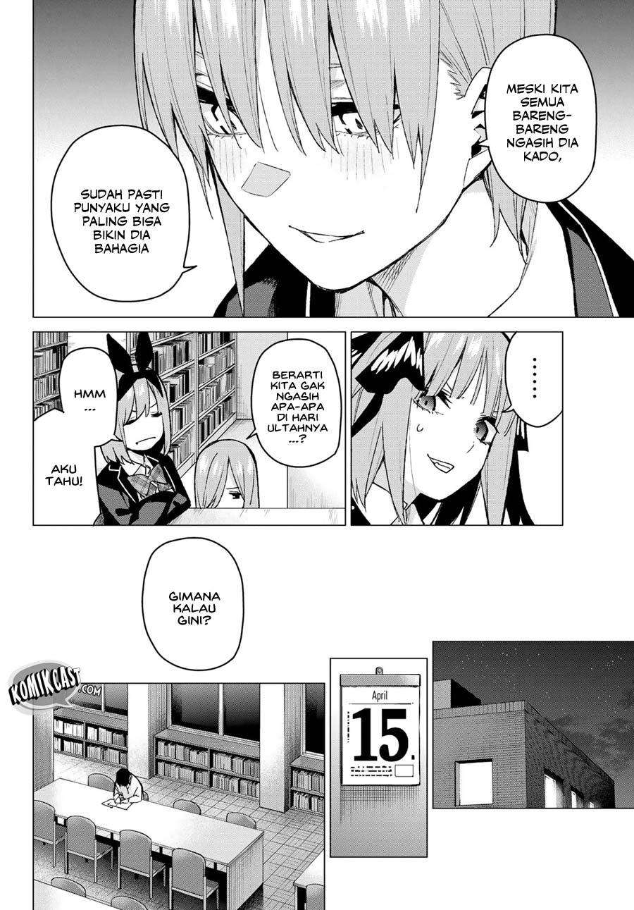 Go-toubun no Hanayome Chapter 75 Gambar 17