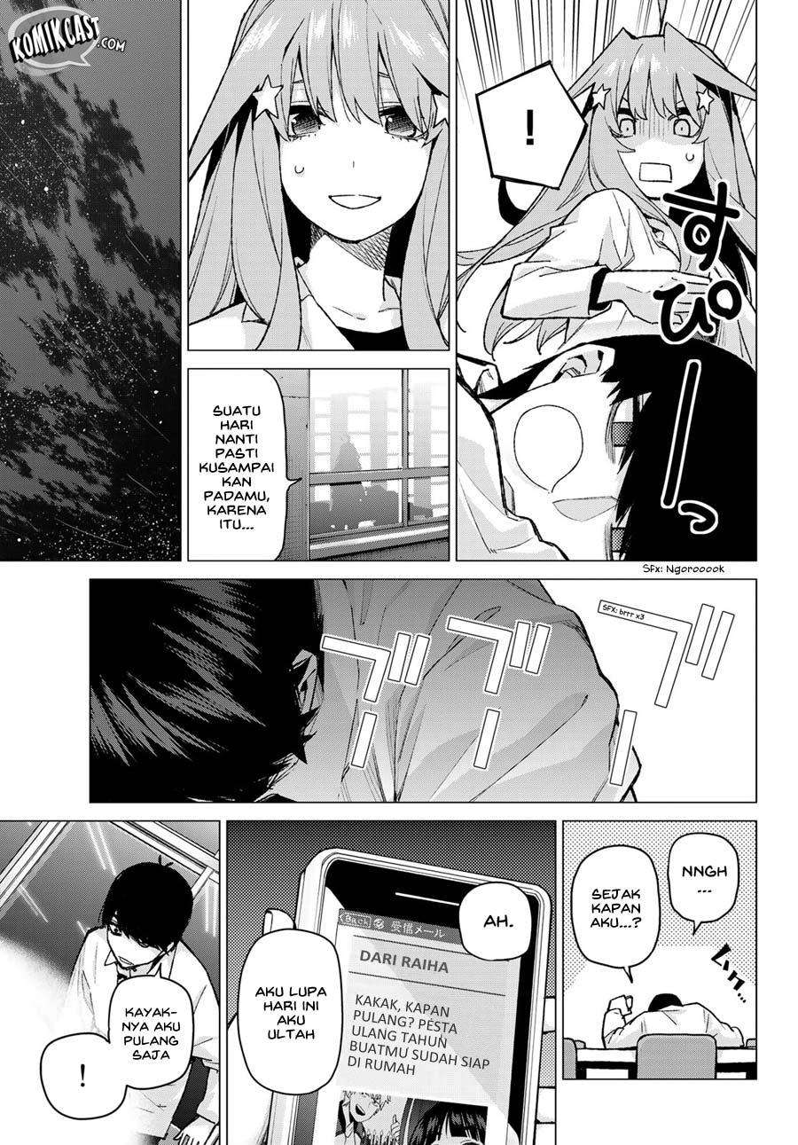 Go-toubun no Hanayome Chapter 75 Gambar 20