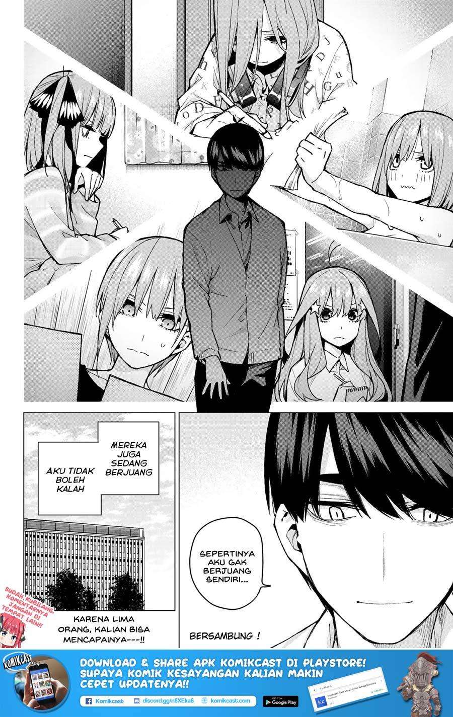 Go-toubun no Hanayome Chapter 75 Gambar 23