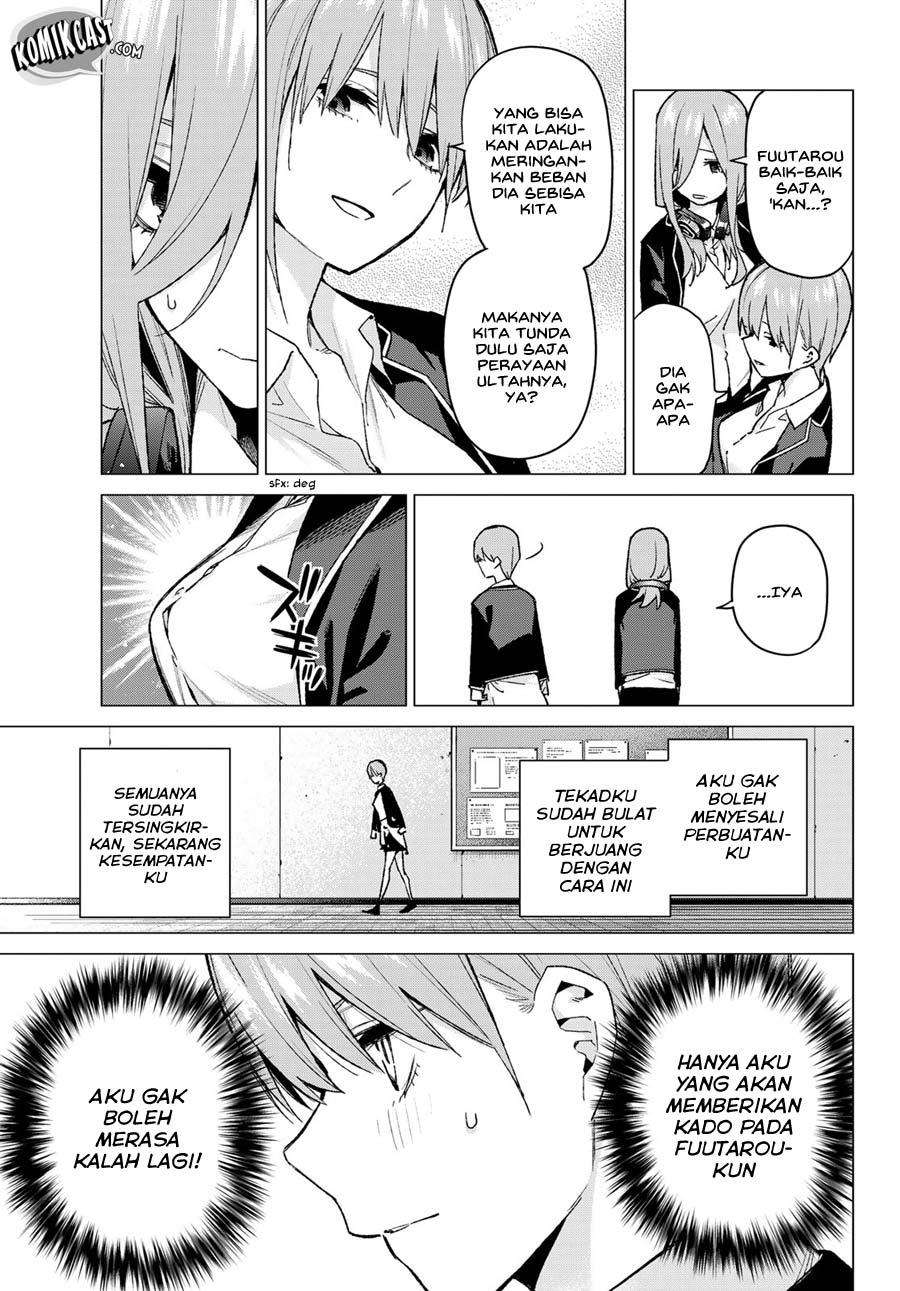 Go-toubun no Hanayome Chapter 75 Gambar 8