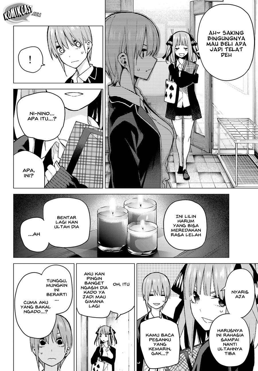 Go-toubun no Hanayome Chapter 75 Gambar 9