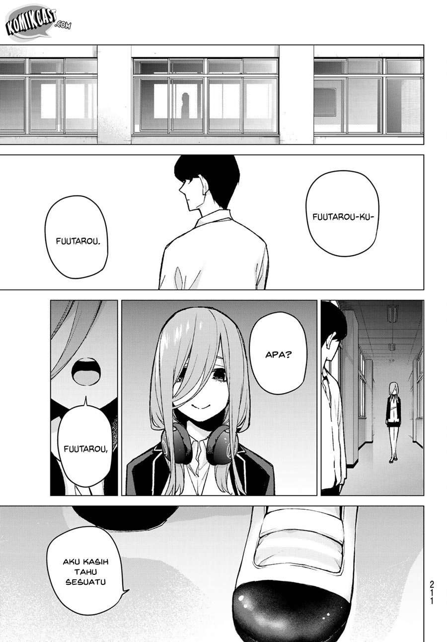 Go-toubun no Hanayome Chapter 74 Gambar 18