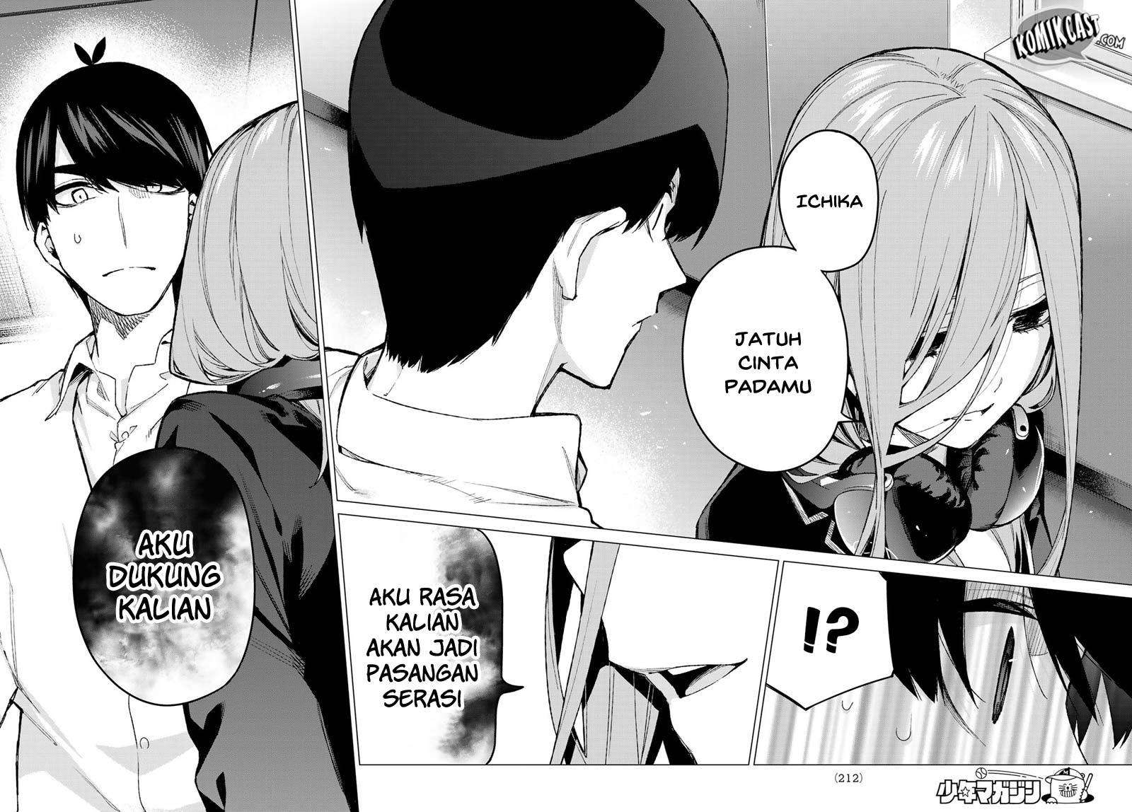 Go-toubun no Hanayome Chapter 74 Gambar 19