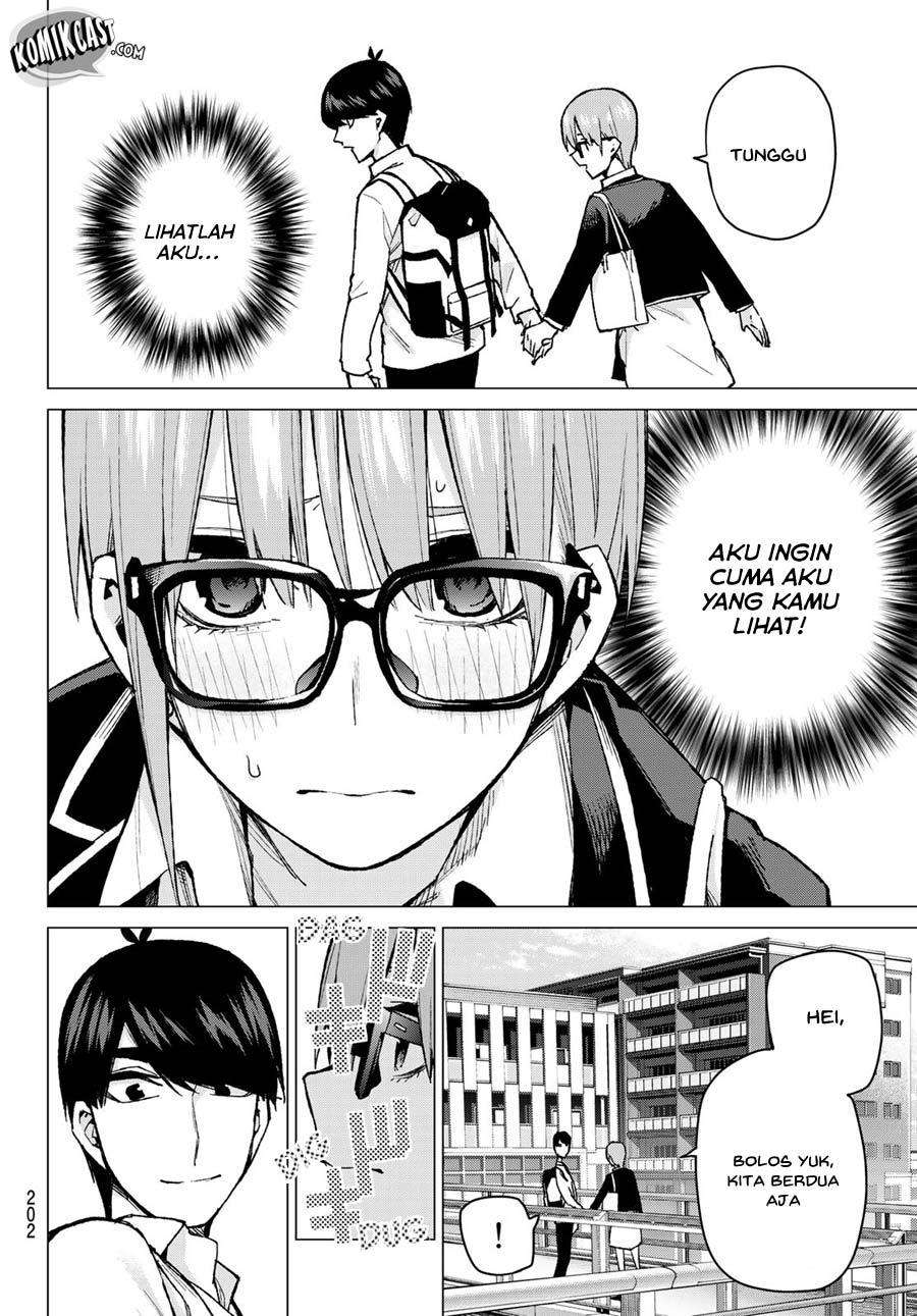 Go-toubun no Hanayome Chapter 74 Gambar 9