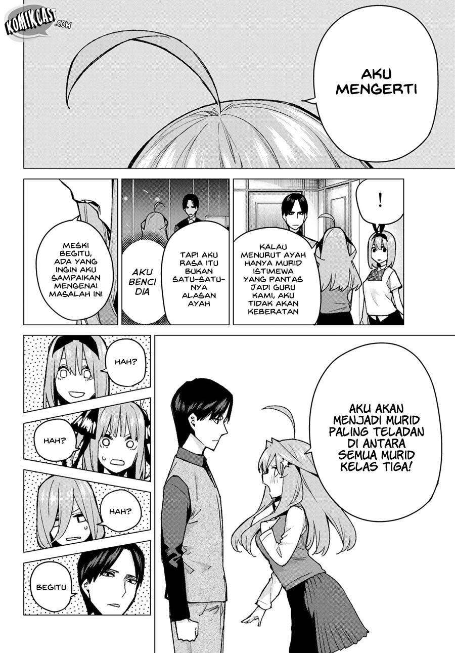 Go-toubun no Hanayome Chapter 73 Gambar 15