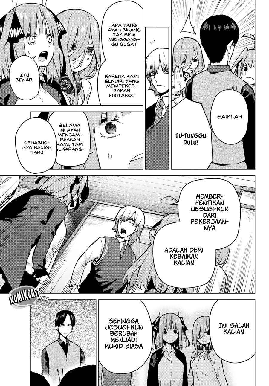 Go-toubun no Hanayome Chapter 73 Gambar 16