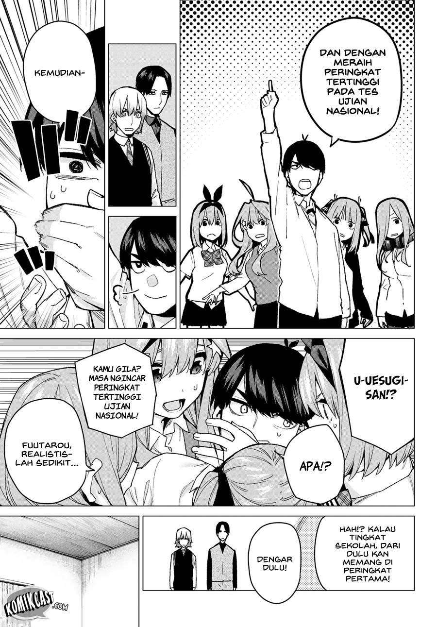 Go-toubun no Hanayome Chapter 73 Gambar 20