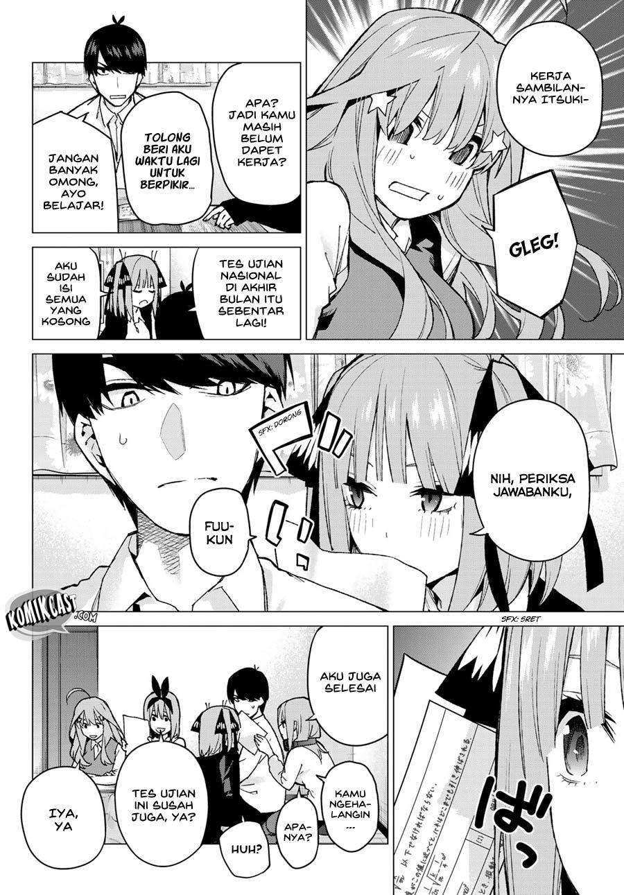 Go-toubun no Hanayome Chapter 73 Gambar 5