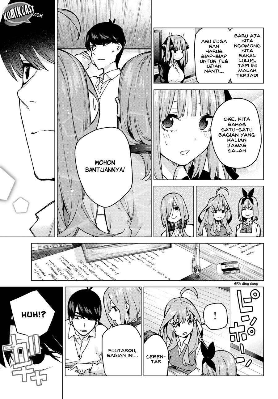 Go-toubun no Hanayome Chapter 73 Gambar 8