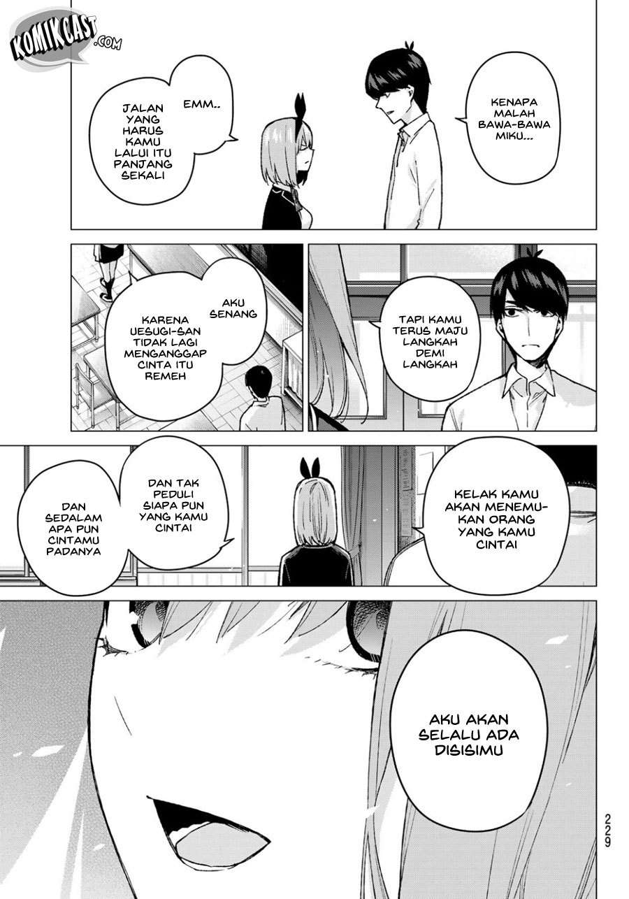 Go-toubun no Hanayome Chapter 72 Gambar 16