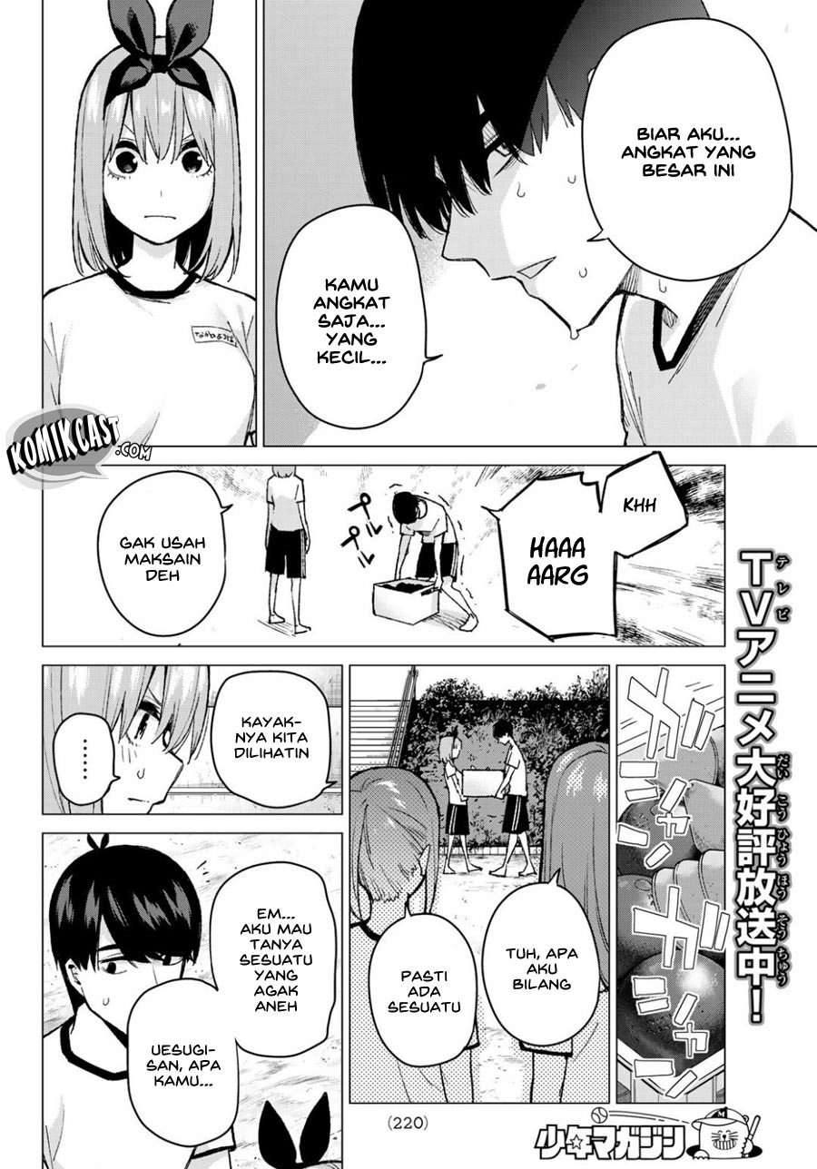 Go-toubun no Hanayome Chapter 72 Gambar 7
