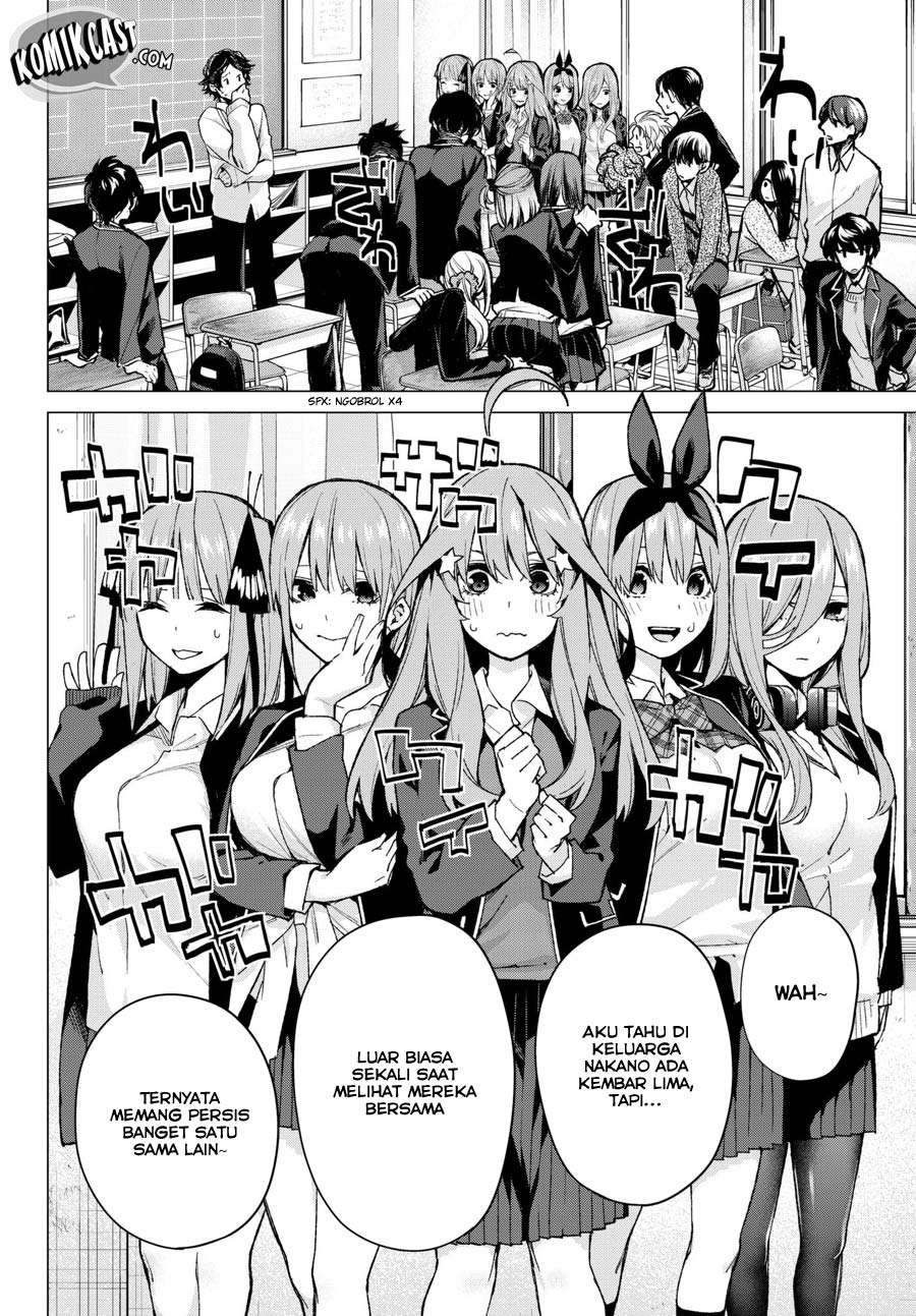 Go-toubun no Hanayome Chapter 70 Gambar 4