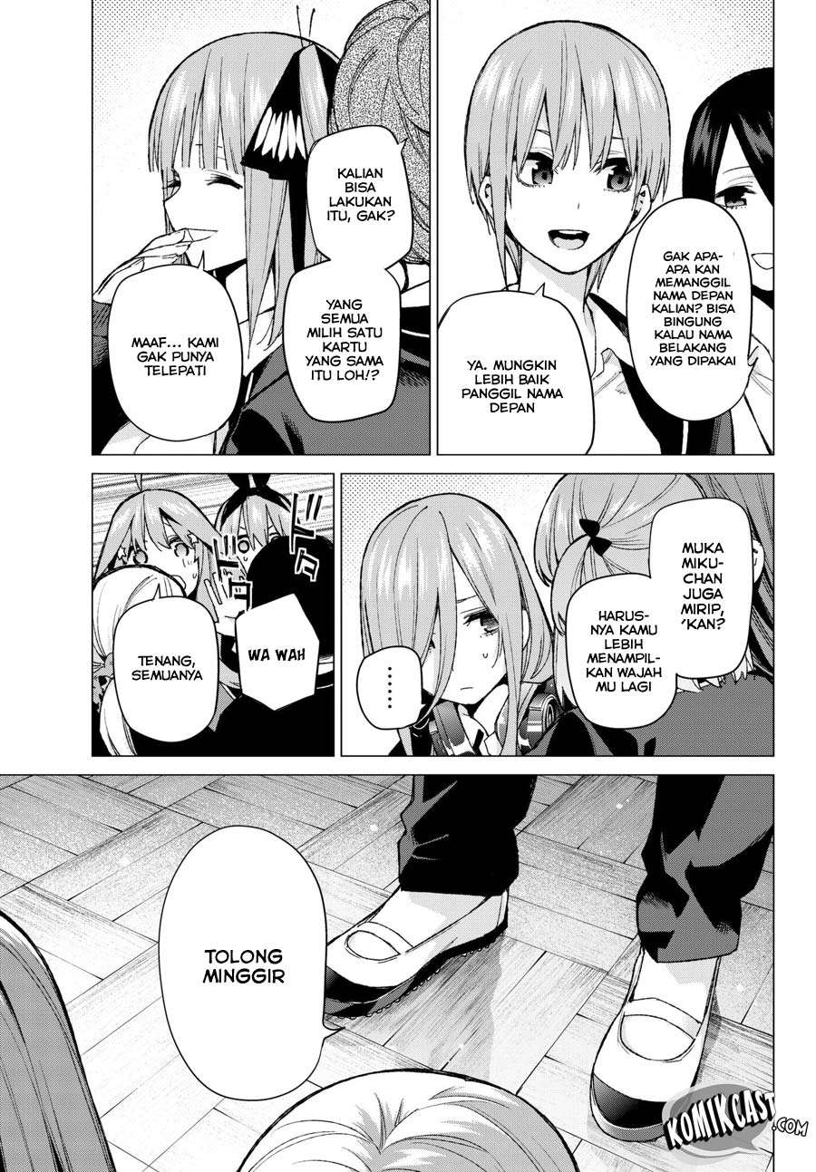 Go-toubun no Hanayome Chapter 70 Gambar 5