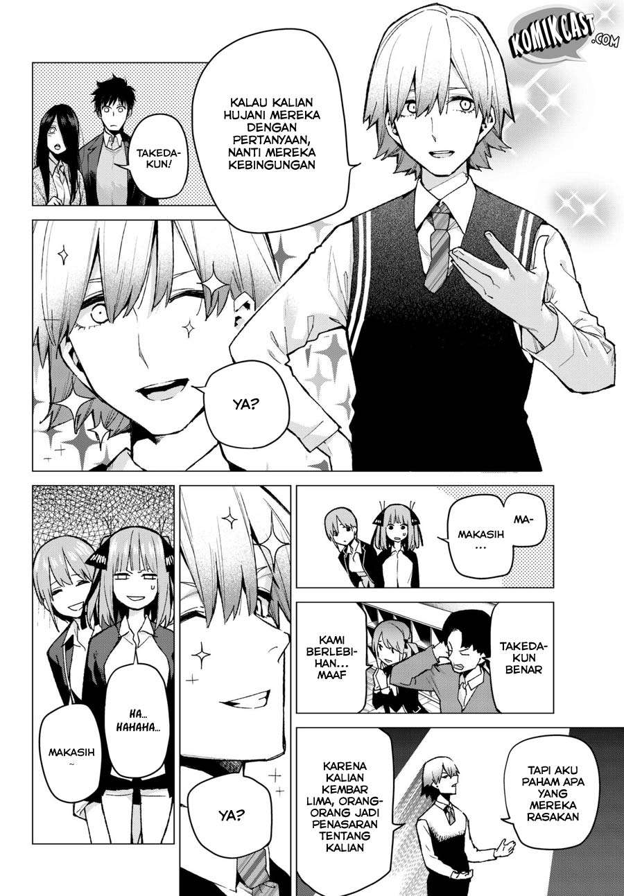 Go-toubun no Hanayome Chapter 70 Gambar 8