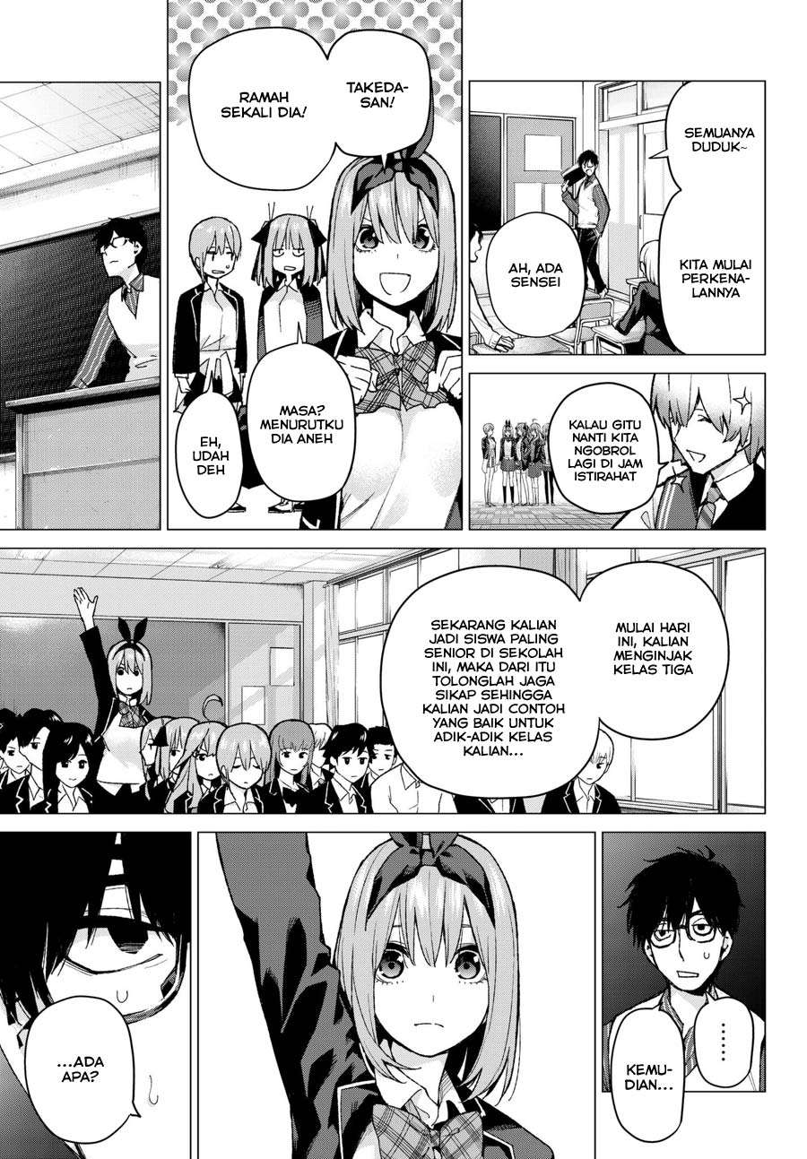 Go-toubun no Hanayome Chapter 70 Gambar 9