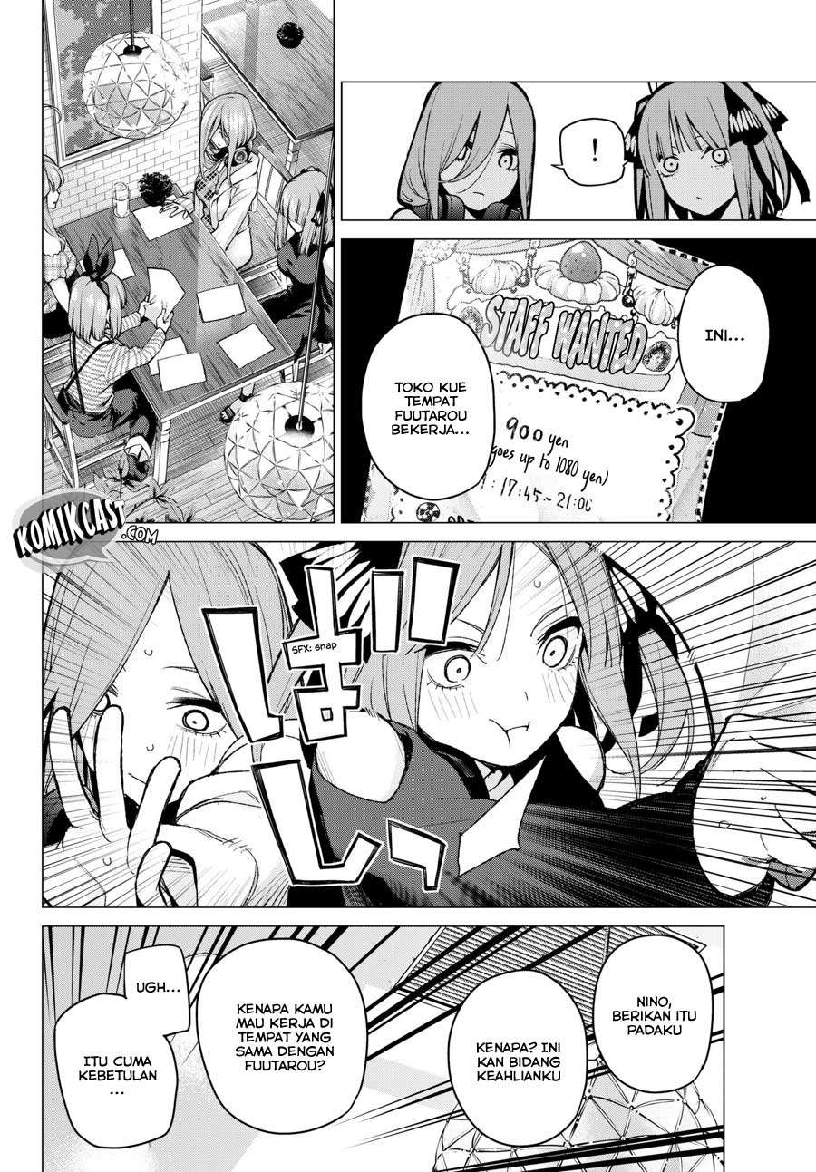 Go-toubun no Hanayome Chapter 69 Gambar 10