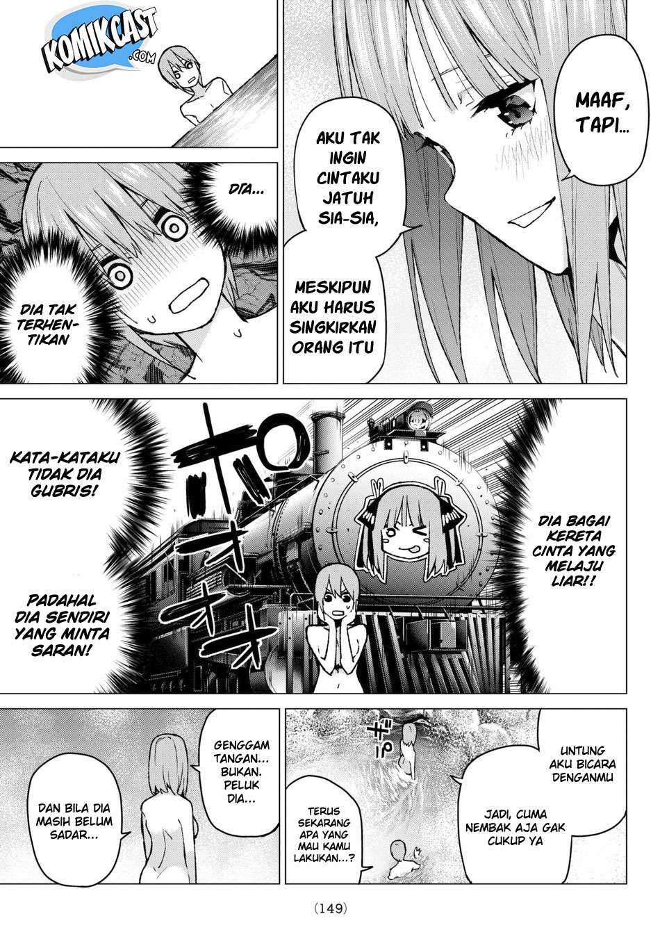 Go-toubun no Hanayome Chapter 65 Gambar 7