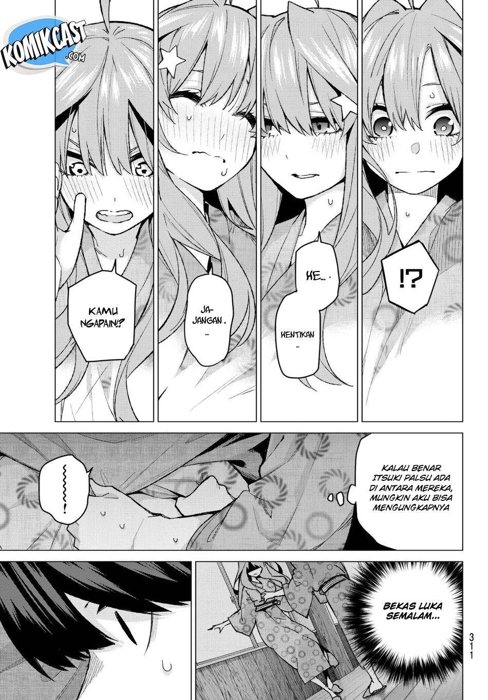 Go-toubun no Hanayome Chapter 64 Gambar 12