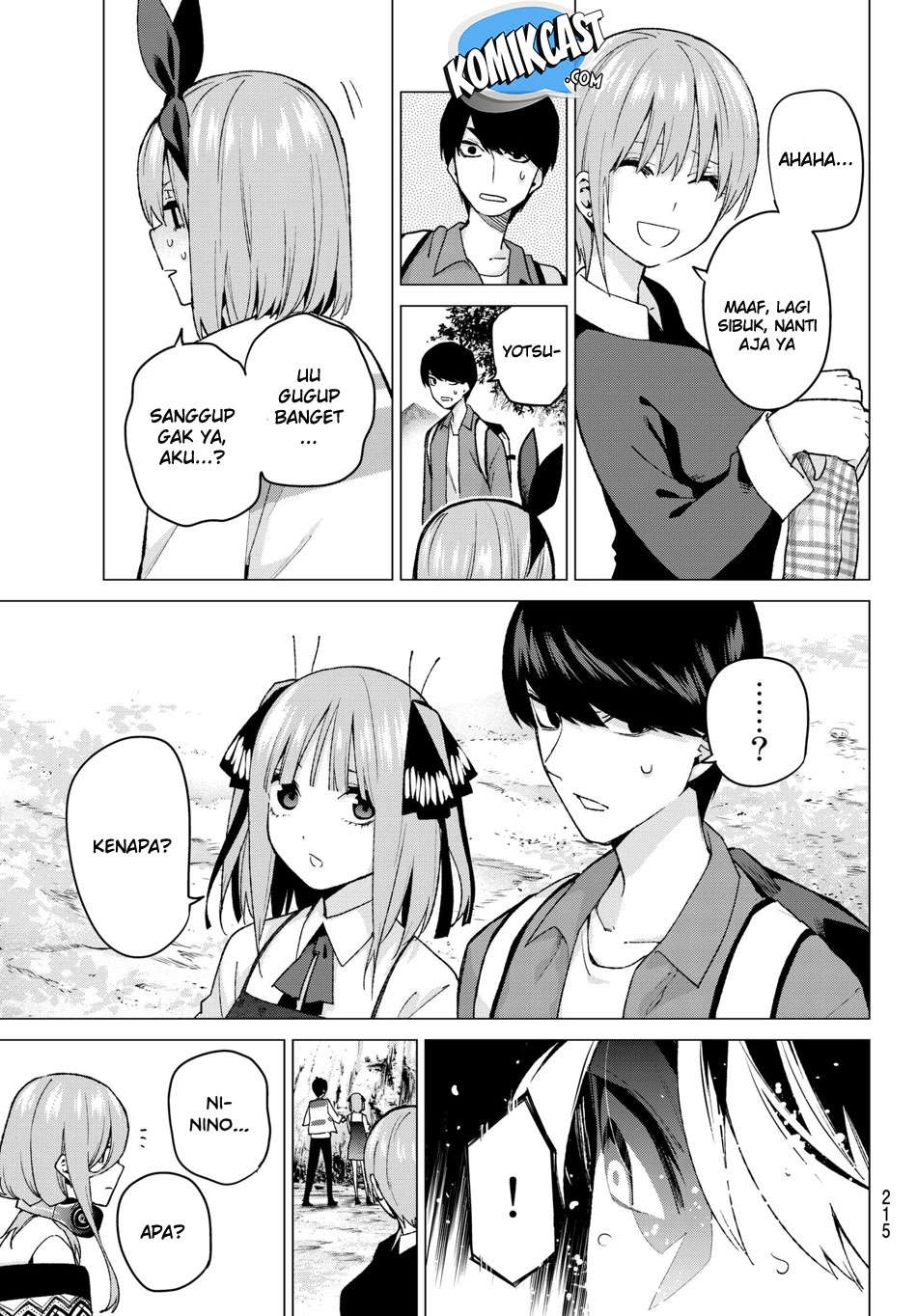 Go-toubun no Hanayome Chapter 62 Gambar 5