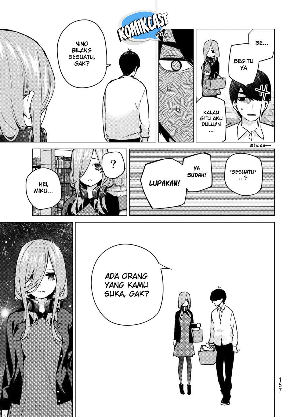 Go-toubun no Hanayome Chapter 61 Gambar 11