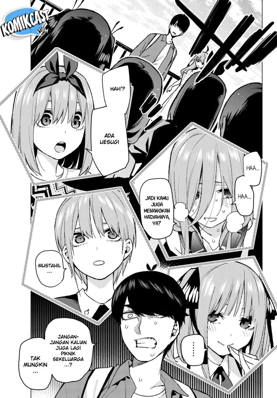 Go-toubun no Hanayome Chapter 61 Gambar 20