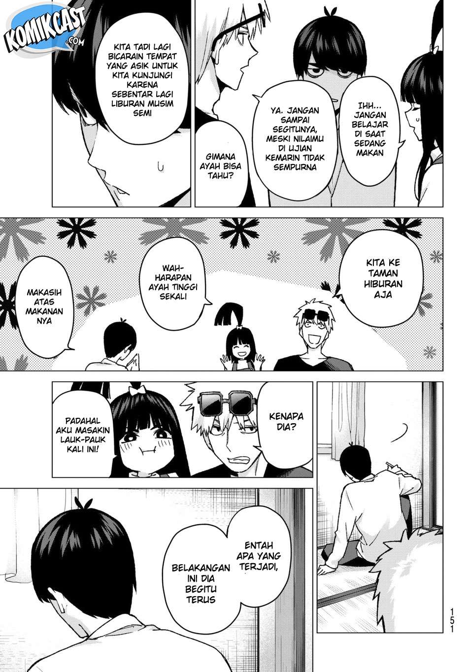 Go-toubun no Hanayome Chapter 61 Gambar 5