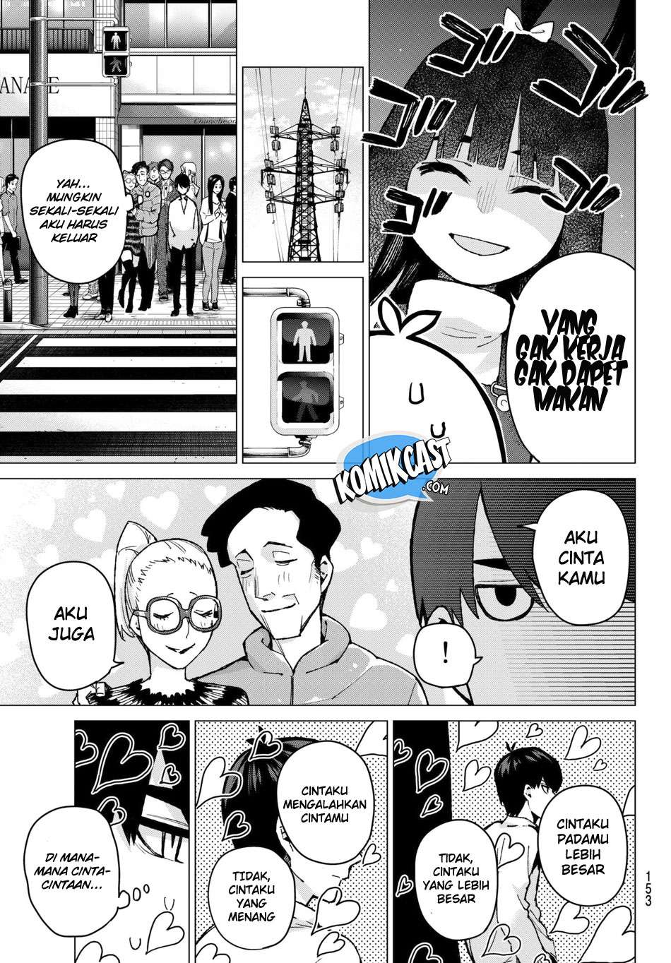 Go-toubun no Hanayome Chapter 61 Gambar 7