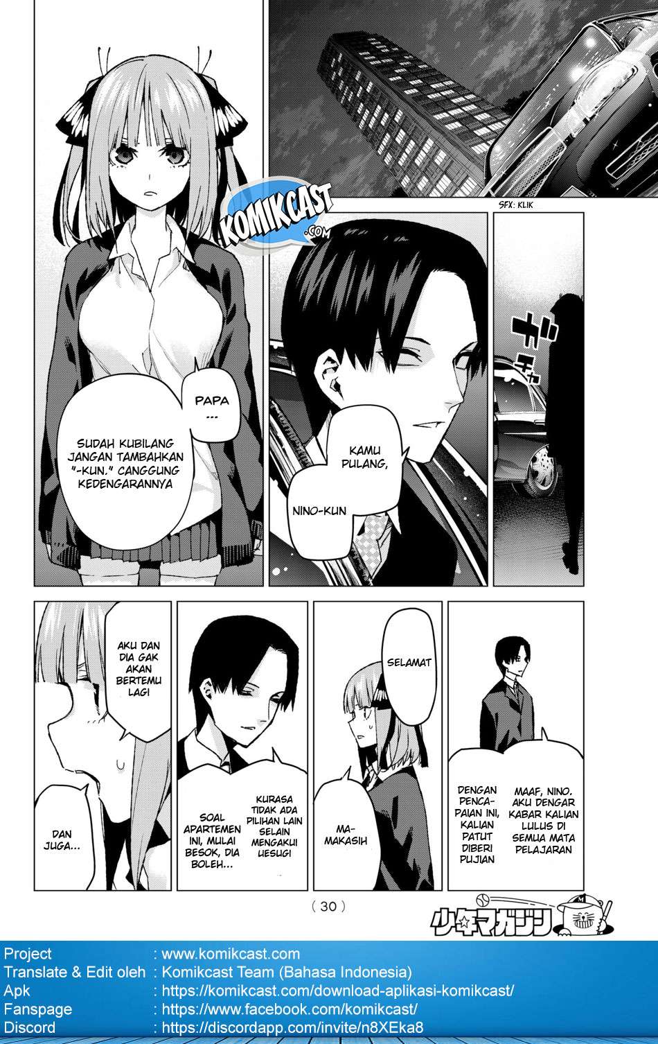 Go-toubun no Hanayome Chapter 59 Gambar 12