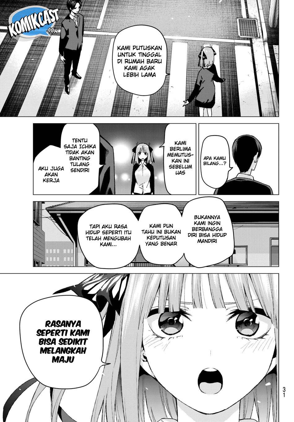 Go-toubun no Hanayome Chapter 59 Gambar 13