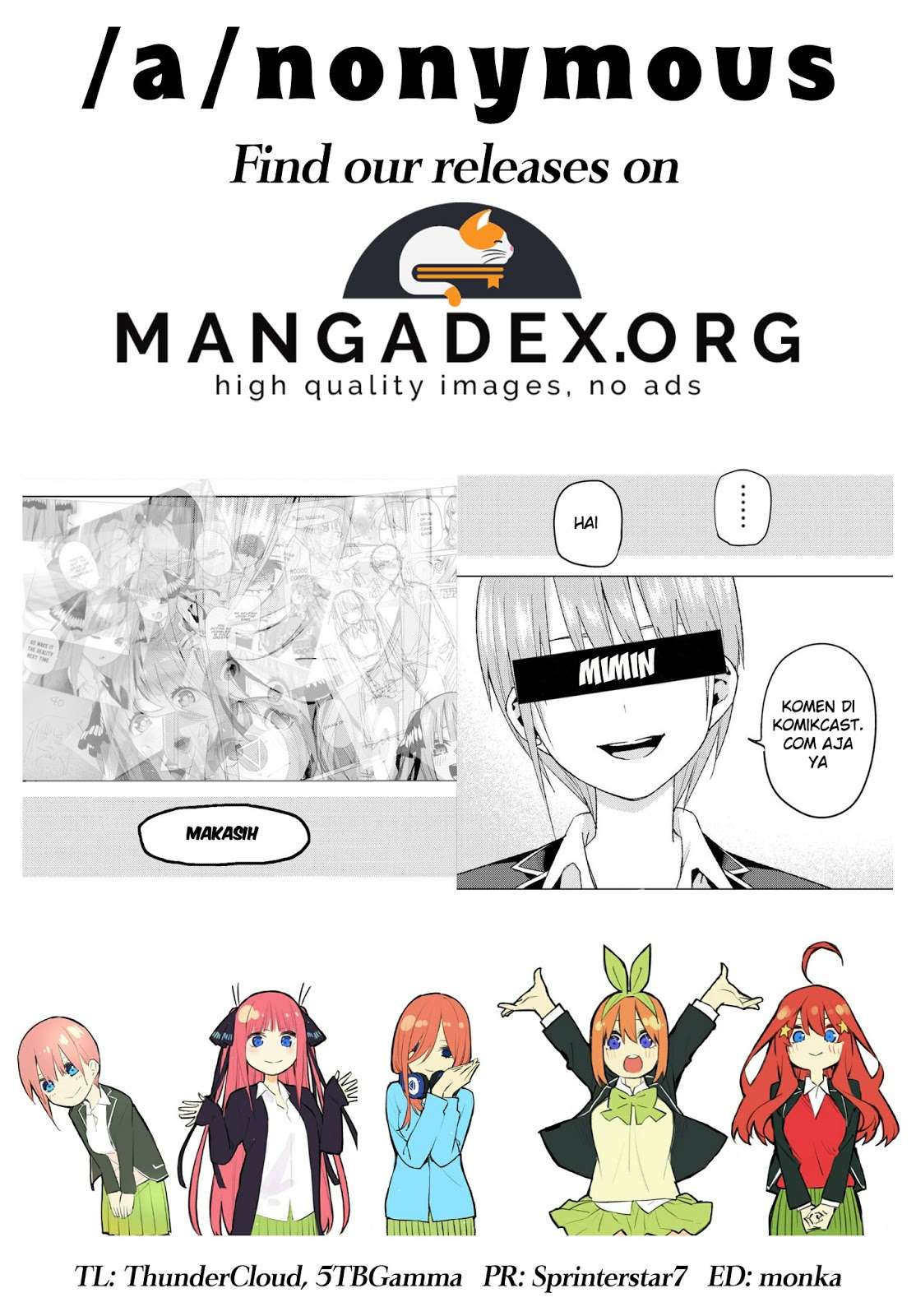 Go-toubun no Hanayome Chapter 59 Gambar 28