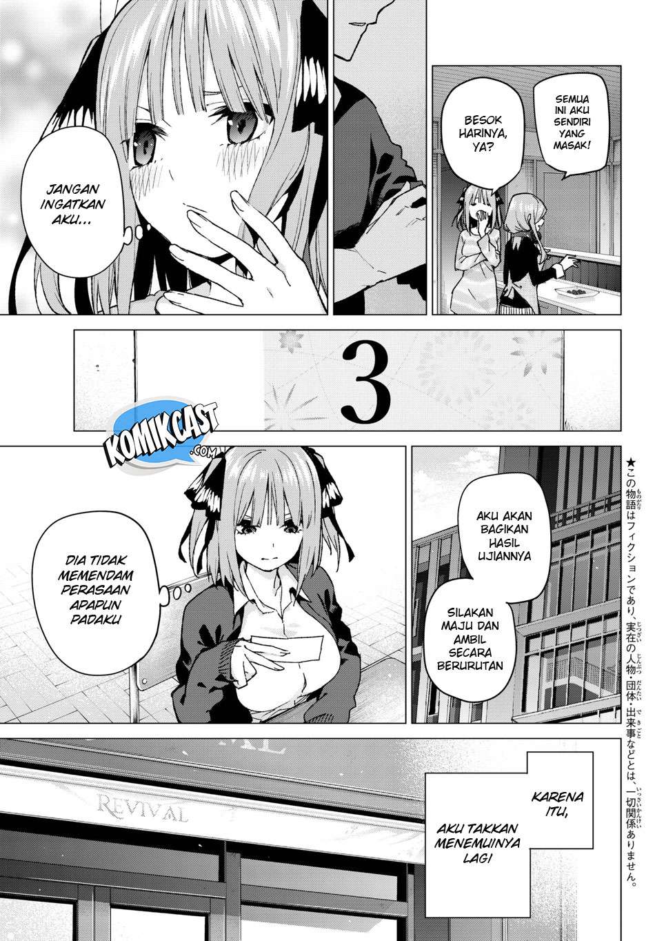 Go-toubun no Hanayome Chapter 59 Gambar 7