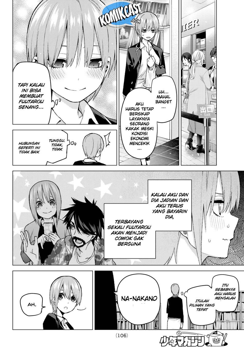 Go-toubun no Hanayome Chapter 58 Gambar 10