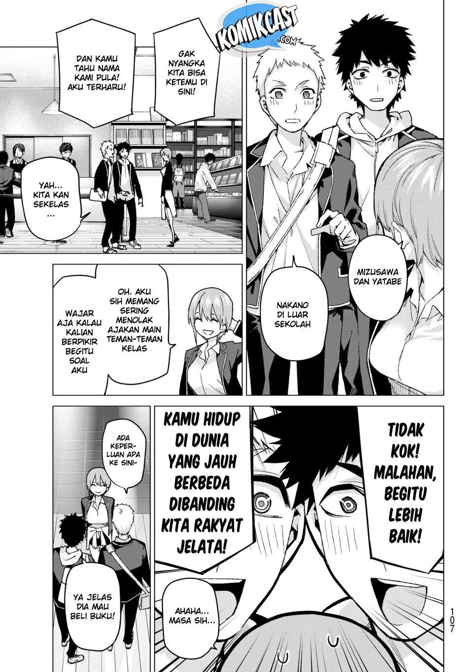 Go-toubun no Hanayome Chapter 58 Gambar 11