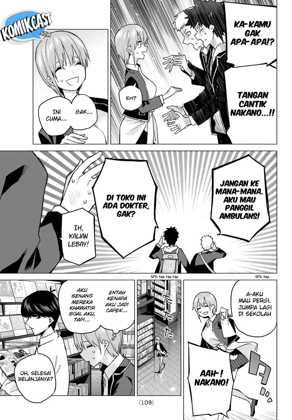 Go-toubun no Hanayome Chapter 58 Gambar 13