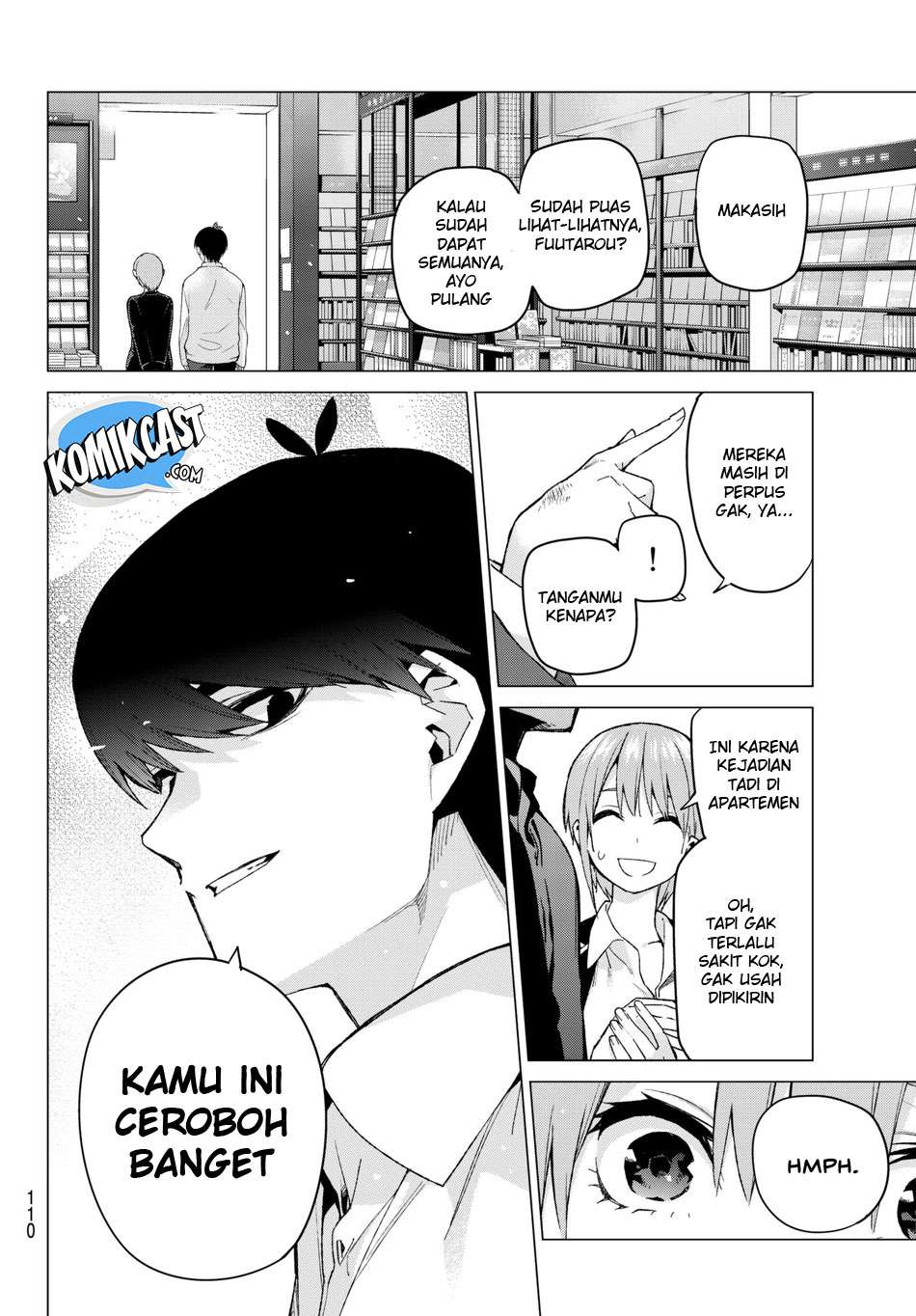 Go-toubun no Hanayome Chapter 58 Gambar 14