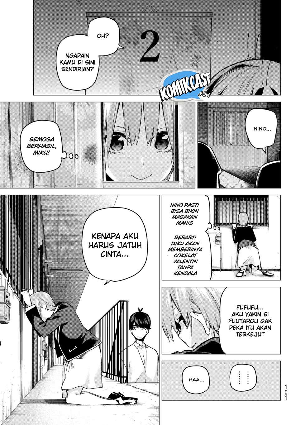 Go-toubun no Hanayome Chapter 58 Gambar 5