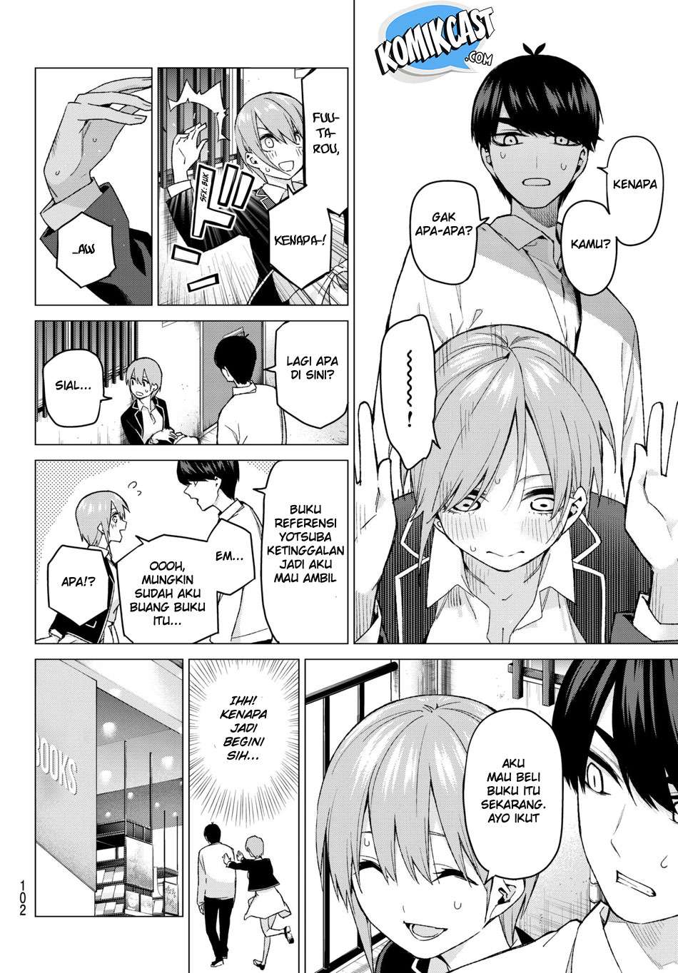 Go-toubun no Hanayome Chapter 58 Gambar 6