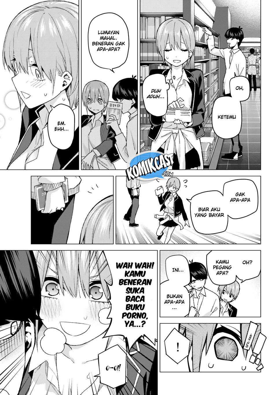 Go-toubun no Hanayome Chapter 58 Gambar 7