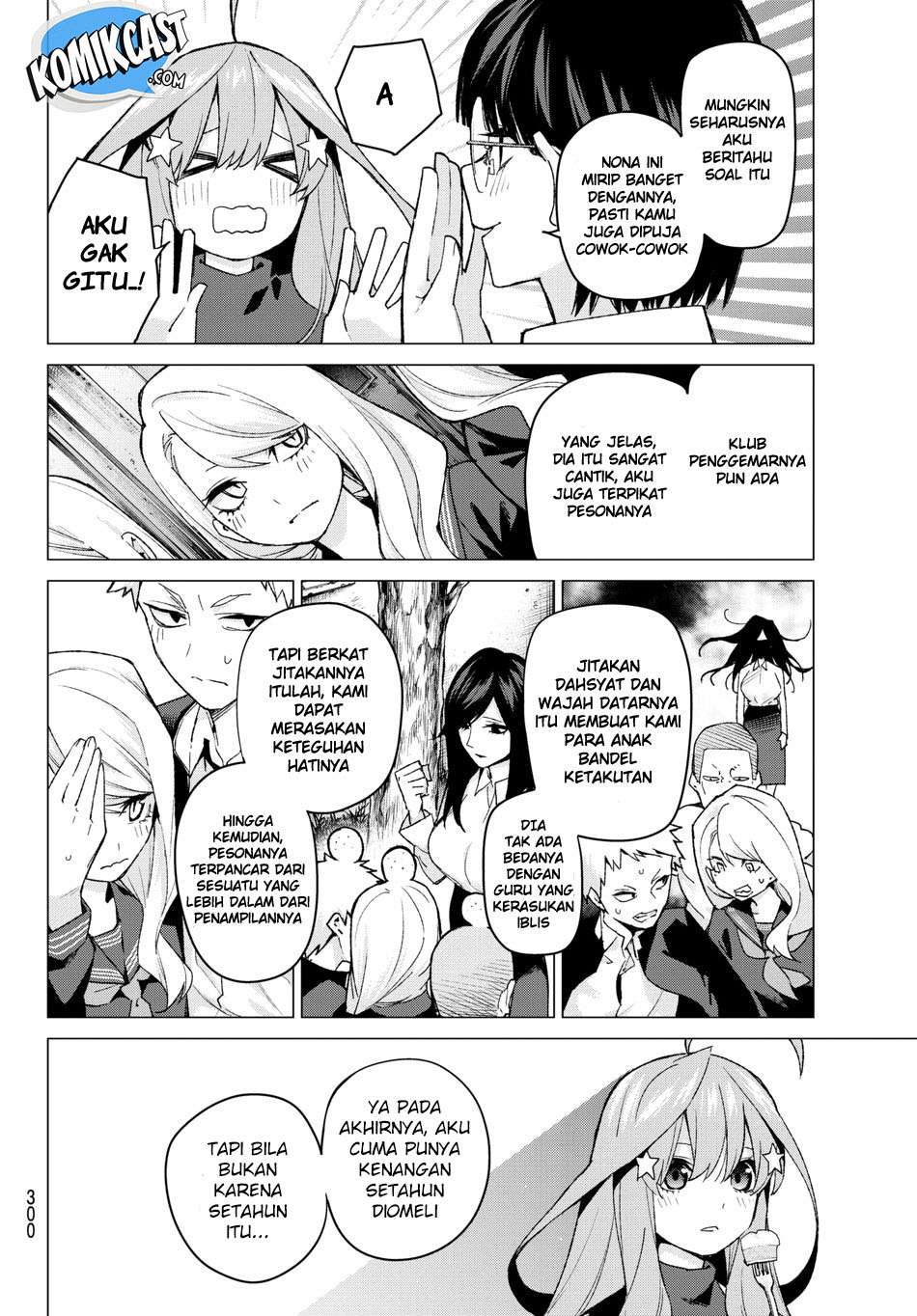 Go-toubun no Hanayome Chapter 57 Gambar 14