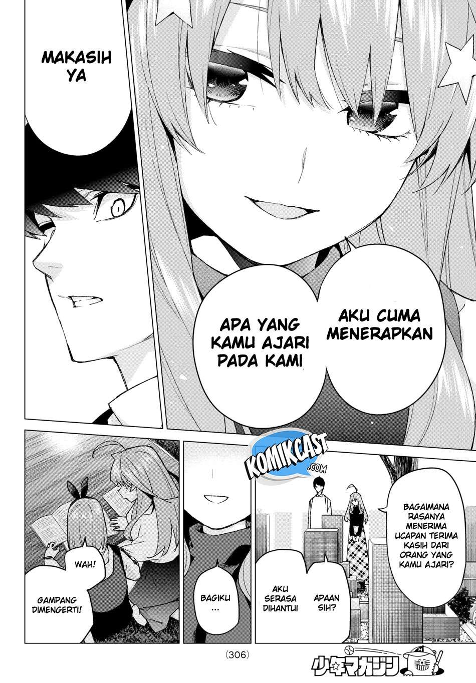 Go-toubun no Hanayome Chapter 57 Gambar 20