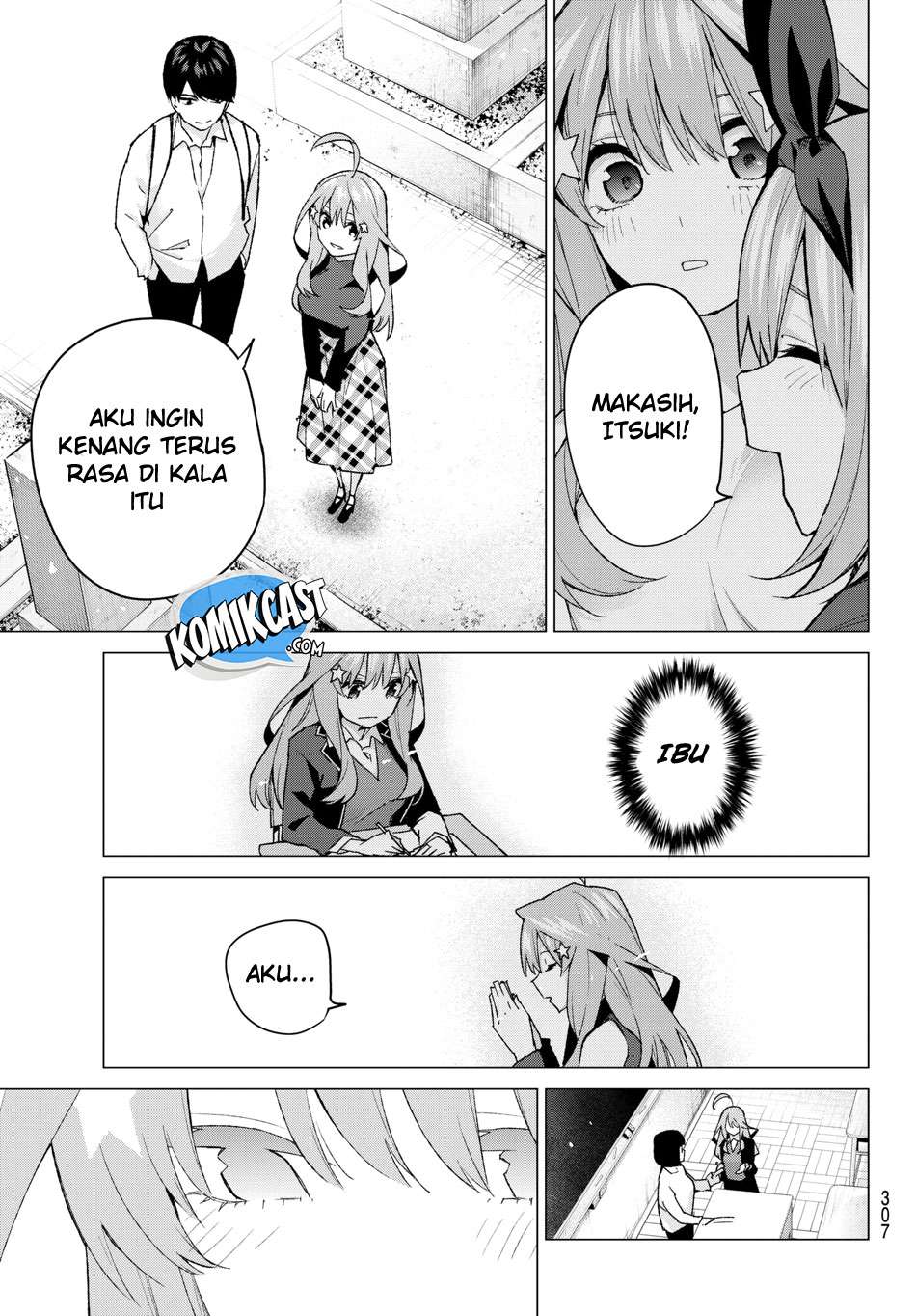 Go-toubun no Hanayome Chapter 57 Gambar 21